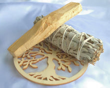 Charger l'image dans la galerie, Kit de purification avec Palo Santo, Sauge Blanche et Arbre de Vie – Ensemble sacré pour nettoyer les énergies, élever les vibrations et se reconnecter à soi