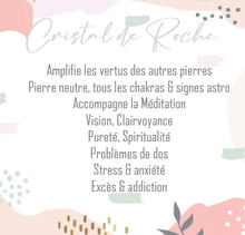 Charger l'image dans la galerie, les vertus du cristal de roche