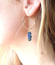 Charger l'image dans la galerie, Boucles d'oreilles Léa - Lapis Lazuli