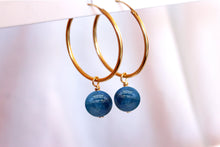 Charger l'image dans la galerie, Boucles d'oreilles Chloé APATITE - Relaxation / Communication