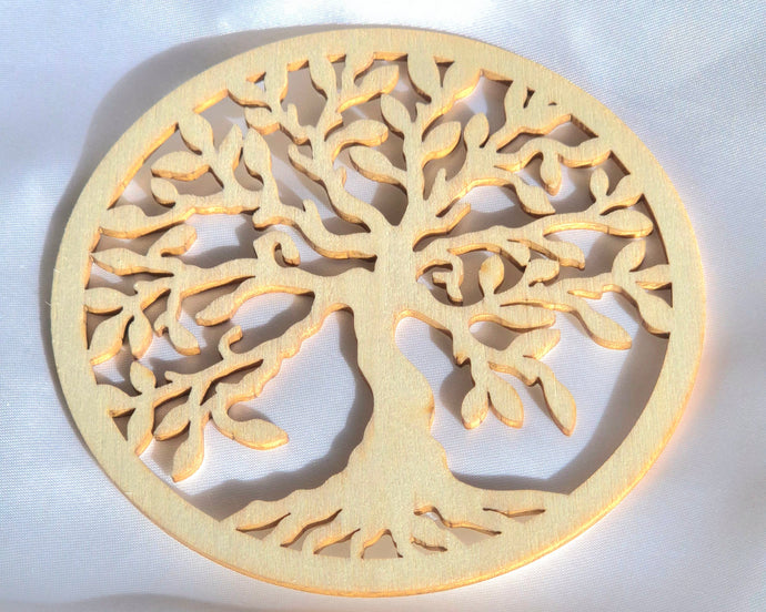 ARBRE DE VIE  EN BOIS - diamètre 10cm- Purifie & Recharge