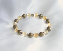 Charger l'image dans la galerie, Bracelet Abondance - Pyrite et Citrine
