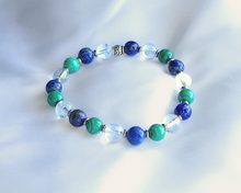Charger l'image dans la galerie, Bracelet Anti-Inflammatoire - Malachite, Lapis Lazuli et Cristal de Roche
