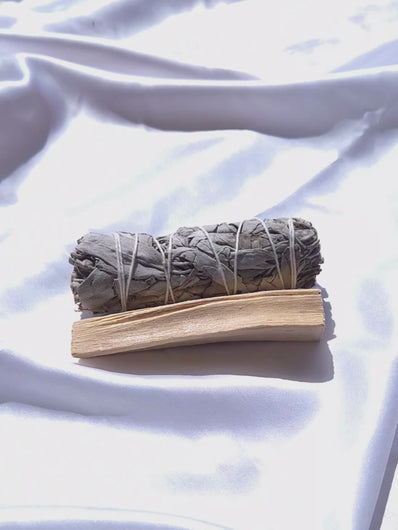Kit Purification Énergétique – Sauge Blanche & Palo Santo | Rituel de Reconnexion