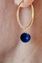 Charger l'image dans la galerie, Boucles d'oreilles Chloé LAPIS LAZULI - Communication / Amitié
