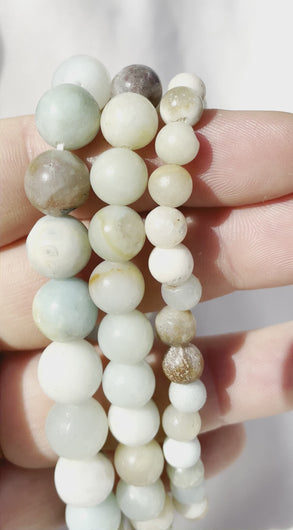 Bracelet amazonite multi epanouissement courage video