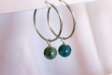 Charger l'image dans la galerie, Boucles d'oreilles Chloé AGATE INDIENNE - Équilibre / Ancrage
