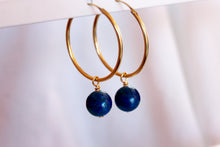 Charger l'image dans la galerie, Boucles d'oreilles Chloé LAPIS LAZULI - Communication / Amitié
