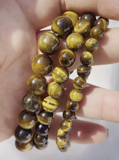 bracelet oeil de tigre protection video