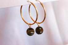 Charger l'image dans la galerie, Boucles d'oreilles Chloé OEIL DE TIGRE - Protection / Réconfort
