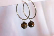 Charger l'image dans la galerie, Boucles d'oreilles Chloé OEIL DE TIGRE - Protection / Réconfort
