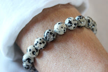 Charger l'image dans la galerie, BRACELET JASPE DALMATIEN - Protection / Bonheur
