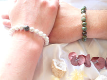 Charger l'image dans la galerie, Bracelet Duo Équilibre en Turquoise et Magnesite pour Couples
