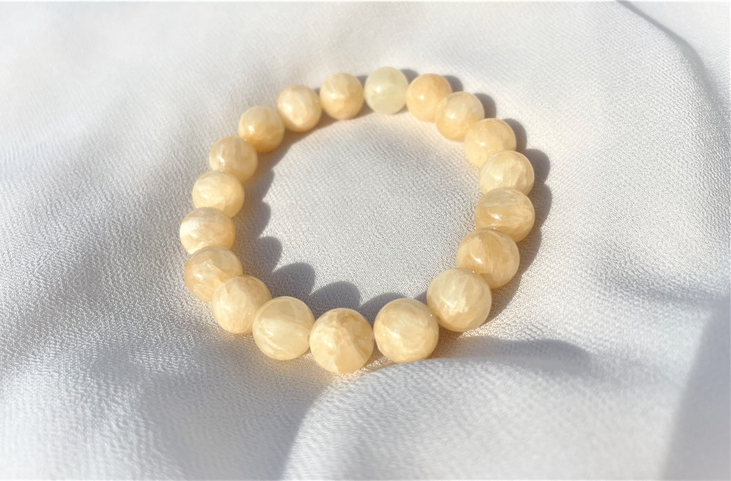 Bracelet Jaspe Jaune Vitalite Confiance en Soi