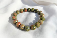 Charger l'image dans la galerie, Bracelet Jaspe Unakite – Équilibre Harmonie Émotionnelle
