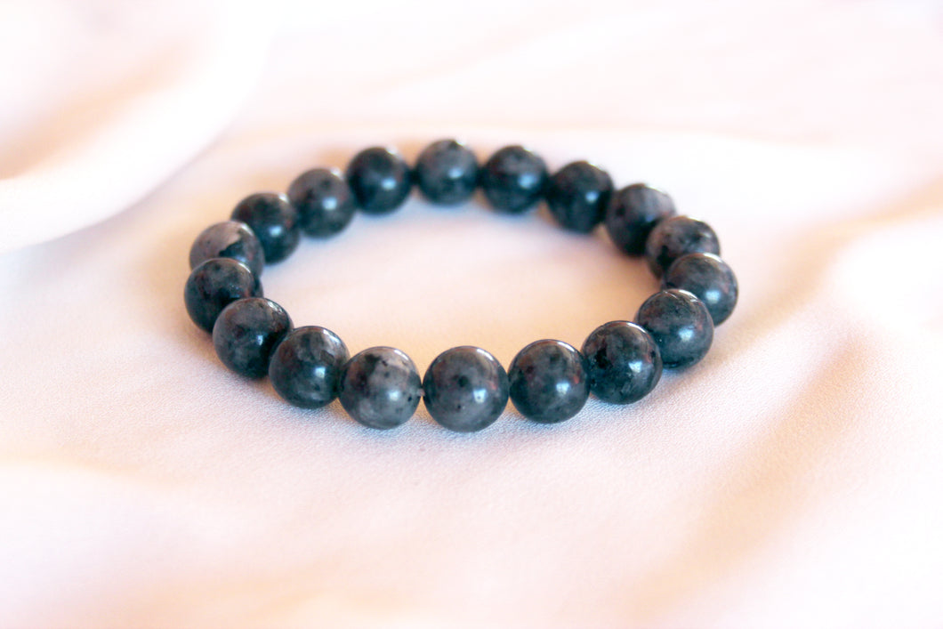 Bracelet Larvikite – Intuition Protection Spirituelle