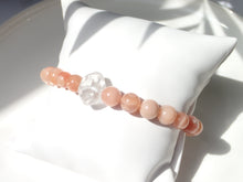 Charger l'image dans la galerie, Bracelet Pierre de Soleil et Cristal de Roche - Lithothérapie, Énergie Positive Mademoiselle Moana
