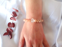 Charger l'image dans la galerie, Bracelet Pierre de Soleil et Cristal de Roche energie Positive

