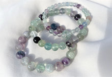 Charger l'image dans la galerie, Trois Bracelets Fluorite – Clarté Équilibre Émotionnel
