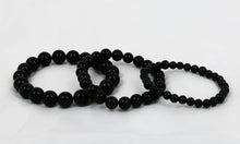 Charger l'image dans la galerie, Trois Bracelets Obsidienne Protection Transformation Interieure

