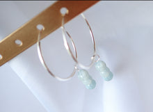 Charger l'image dans la galerie, Boucles d'oreilles Léa - Aigue Marine
