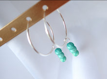Charger l'image dans la galerie, Boucles d'oreilles Léa - Amazonite
