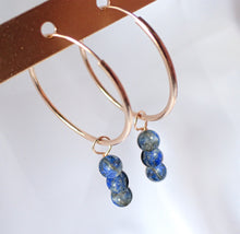 Charger l'image dans la galerie, Boucles d'oreilles Léa - Lapis Lazuli
