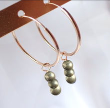 Charger l'image dans la galerie, Boucles d'oreilles Léa - Pyrite
