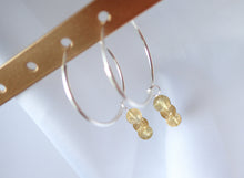 Charger l'image dans la galerie, Boucles d'oreilles Léa - Citrine
