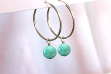 Charger l'image dans la galerie, Boucles d'oreilles Chloé AMAZONITE - Courage / Sérénité
