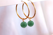 Charger l'image dans la galerie, Boucles d'oreilles Chloé AVENTURINE - Calme / Tranquillité
