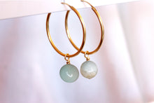 Charger l'image dans la galerie, Boucles d'oreilles Chloé AMAZONITE MULTI - Épanouissement / Courage
