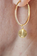 Charger l'image dans la galerie, Boucles d'oreilles Chloé CITRINE - Joie / Bonheur
