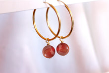 Charger l'image dans la galerie, Boucles d'oreilles Chloé CORNALINE - courage et créativité
