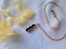 Charger l'image dans la galerie, Collier Léa - Obsidienne
