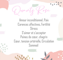 Charger l'image dans la galerie, COLLIER QUARTZ ROSE - Amour / Sérénité
