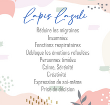 Charger l'image dans la galerie, bienfaits lapislazuli
